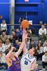 MBBall vs Emerson  Wheaton College Men's Basketball vs Emerson College is the first round of the NEWMAC Basketball Championships. - Photo By: KEITH NORDSTROM : Wheaton, basketball, NEWMAC MBBall2024